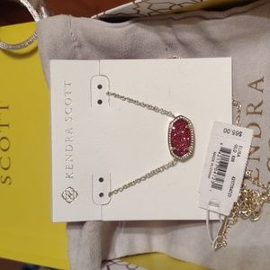 Kendra Scott Elisa Raspberry Drusy